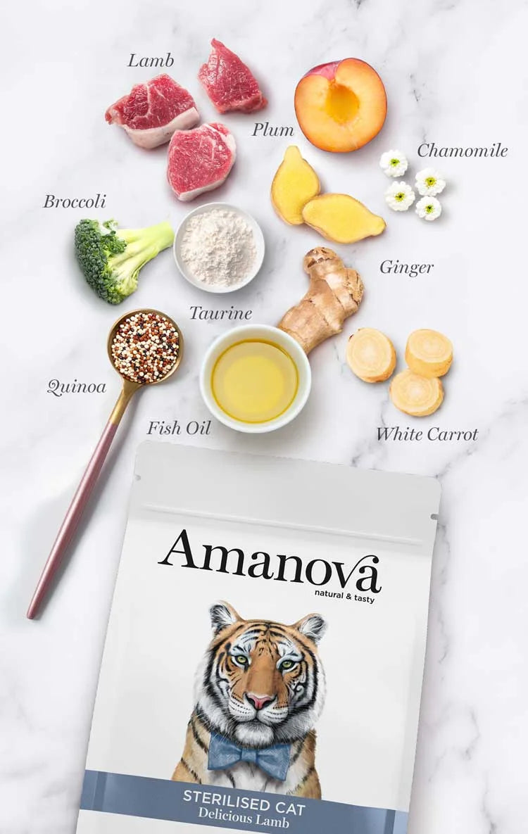 Amanova - Sterilised Cat - Delicious Lamb - Agnello fresco