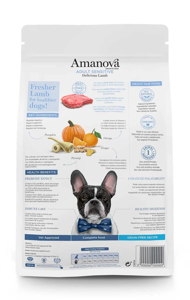 Amanova - Adult sensitive - Delicious Lamb - Agnello fresco