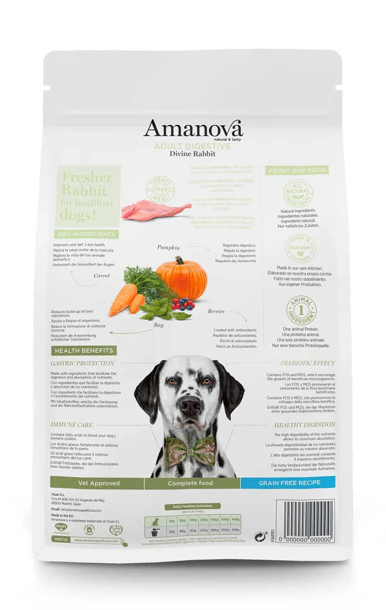 Amanova - Adult digestive - Divine rabbit - Coniglio fresco