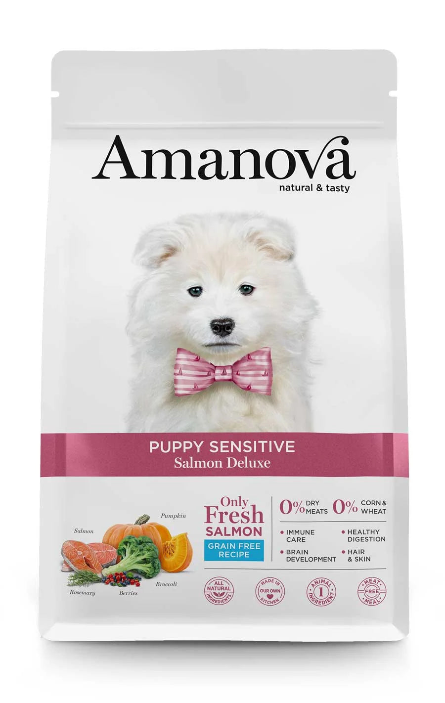 Amanova - Puppy sensitive - Salmon Deluxe - Salmone fresco