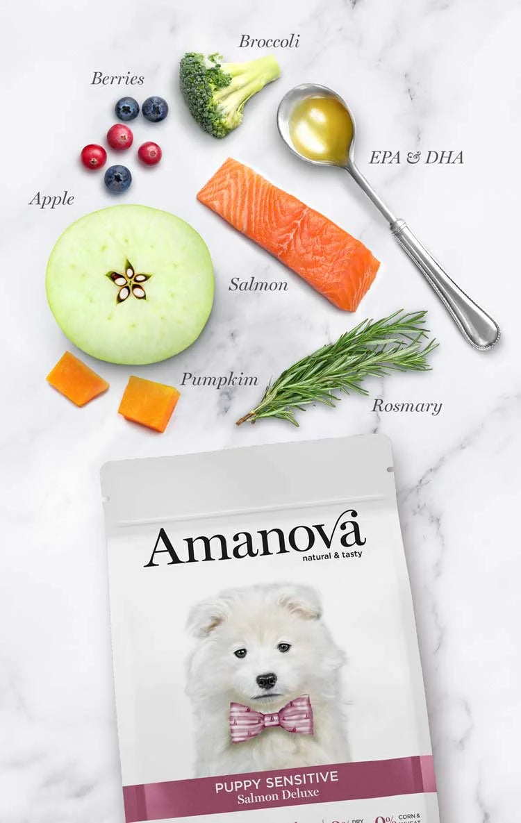 Amanova - Puppy sensitive - Salmon Deluxe - Salmone fresco