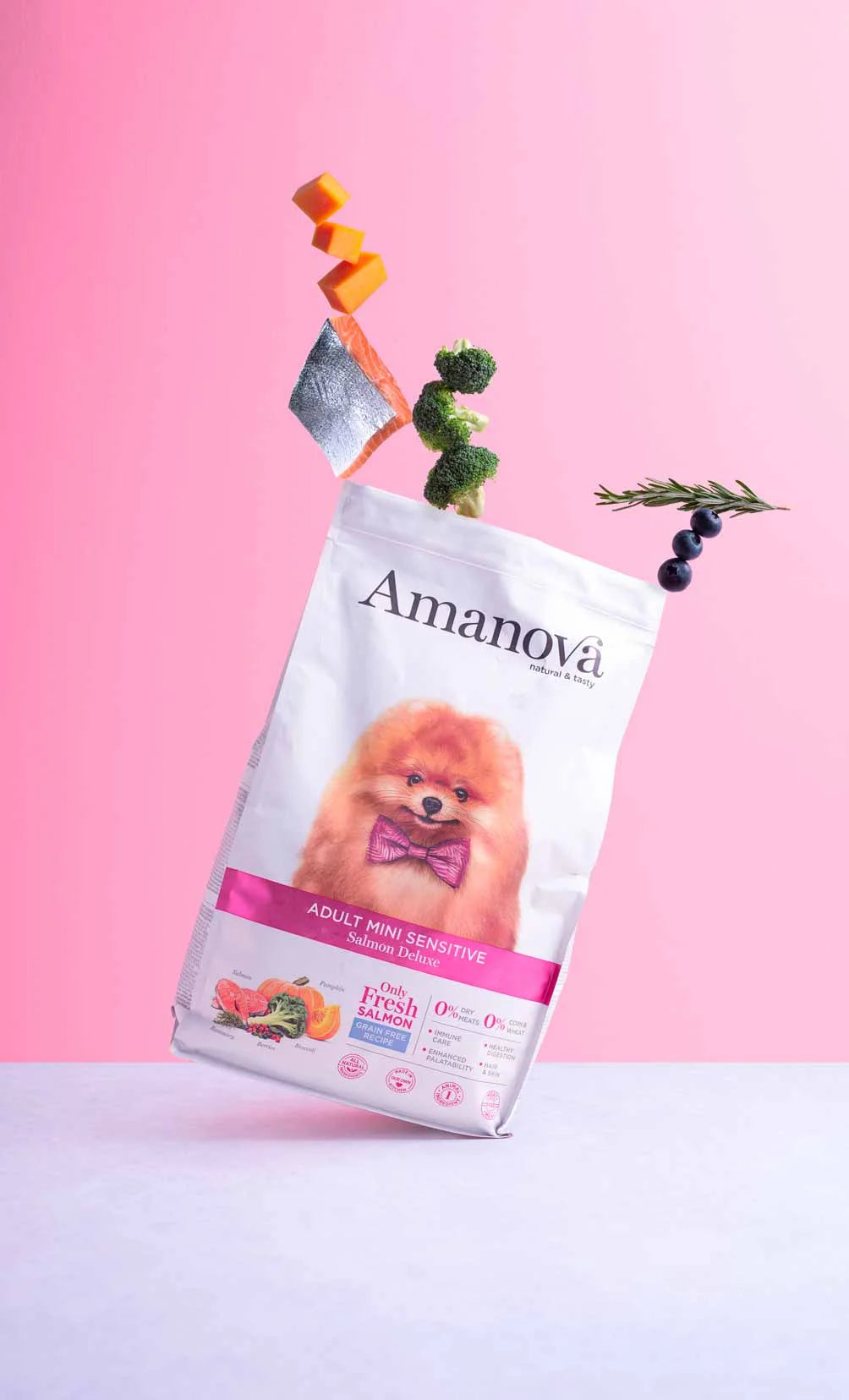 Amanova - Adult mini sensitive - Salmon Deluxe - Salmone fresco