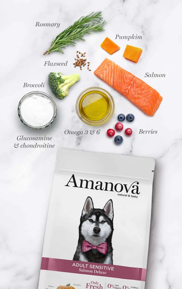 Amanova - Adult sensitive - Salmon Deluxe - Salmone fresco