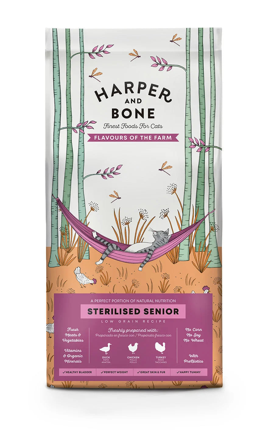 Harper & Bone - Sterilised senior - Flavours of the farm - Anatra, pollo e tacchino