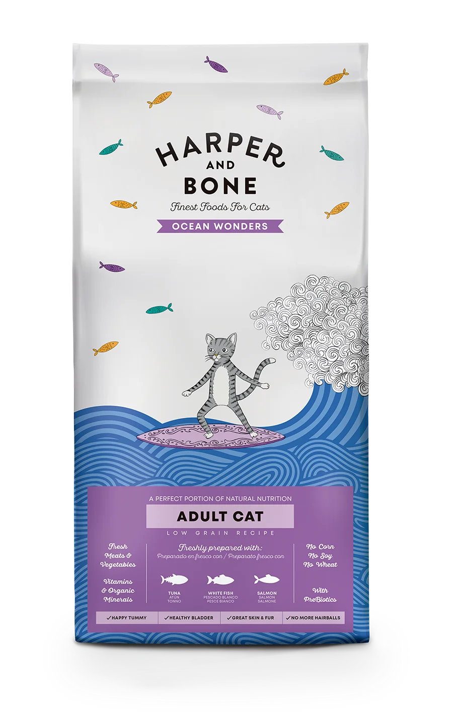 Harper & Bone - Adult Cat - Ocean wonders - Tonno, pesce e salmone