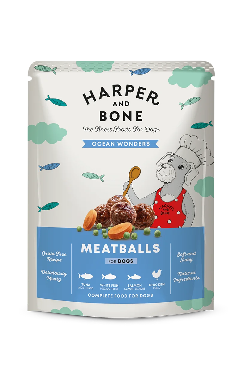 Polpette per cani - Ocean Wonders - Tonno, Pesce Bianco, Salmone e Pollo - 300 g